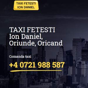 Taxi Fetesti Ion Daniel Prelungirea Grâușor F13